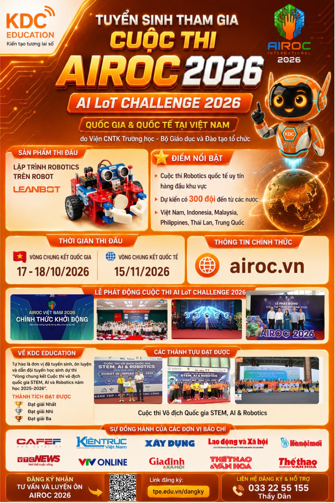 🚀 AIROC 2026 – SẴN SÀNG BỨT PHÁ CÙNG AI & ROBOTICS! – ảnh 1